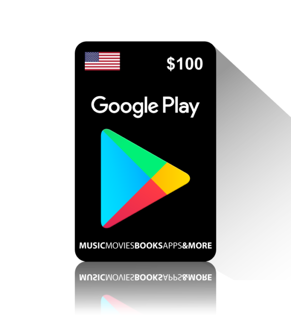 Google play gift card 100$ USA